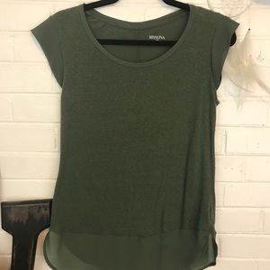 Merona Olive Green Short Sleeve Top